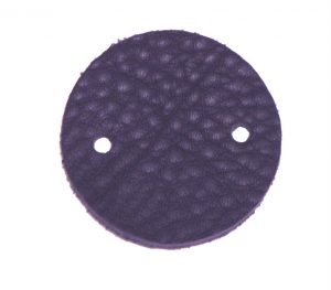 Cuir rond violet