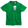 T-Shirt Jeune Vert  style sportif – Image 2