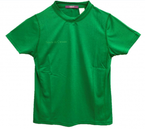 T-Shirt Jeune Vert  style sportif