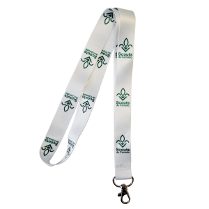 Lanière blanche avec crochet