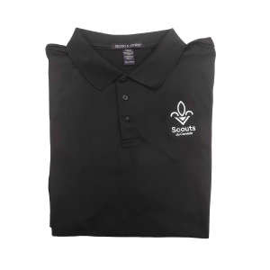 Polo noir pour homme