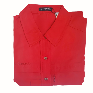 Chemise rouge pour homme