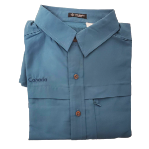 Chemise bleue pour homme