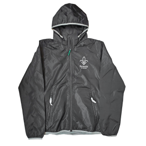 Coupe-vent imperméable noir pour adulte
