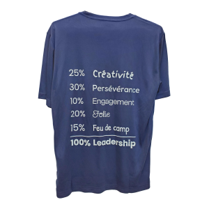 T-shirt avec recette de leadership